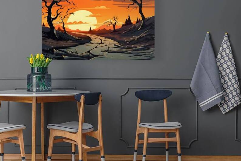 Sunset Landscape 32 Reproduction