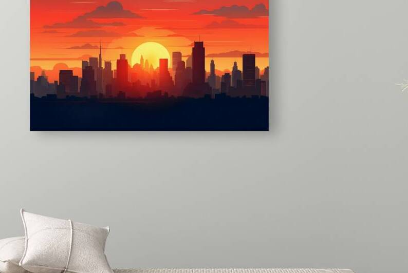 Sunset Landscape 86 Reproduction