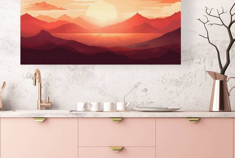 Sunrise Landscape 7 Reproduction