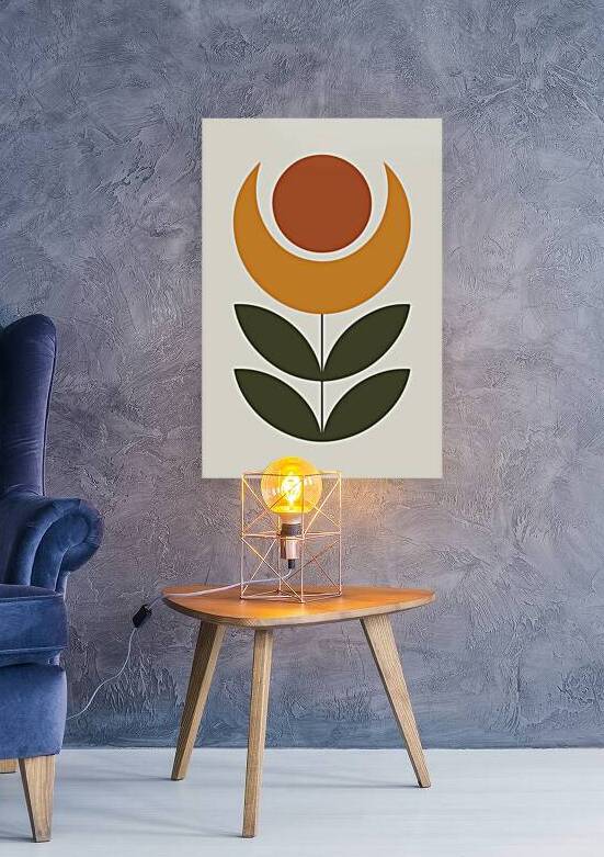 Floral Eclipse Poster Reproduction
