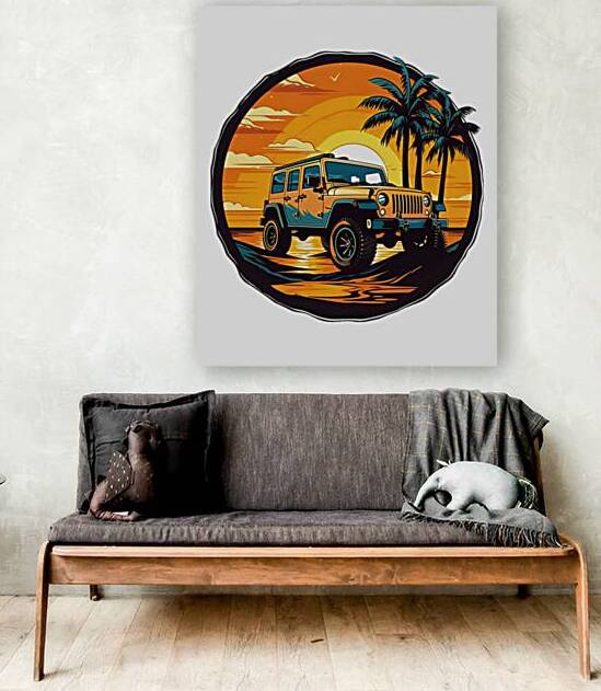 4x4 Car On Beach 4 by Nora studio