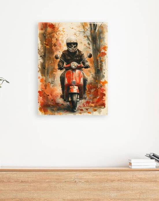 Skeleton Driving Scooter 10 by Nora studio