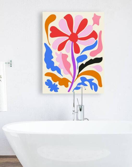 Copie de Flower Print 353 Reproduction