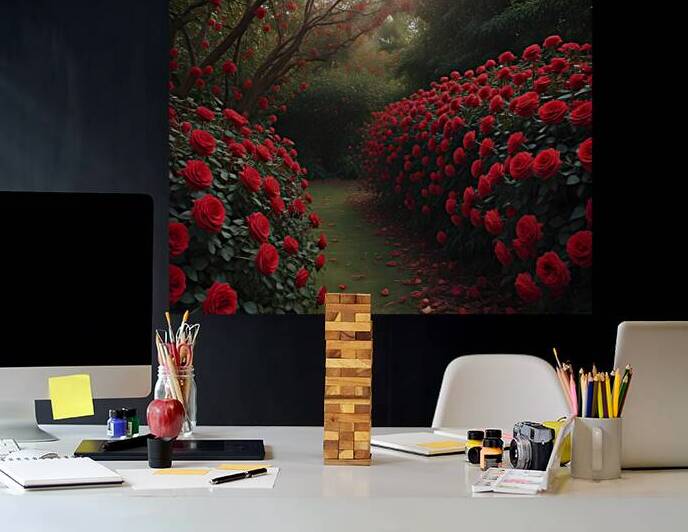 Elegant Floral Macro Wall Art Print 23 by Aura Gallery