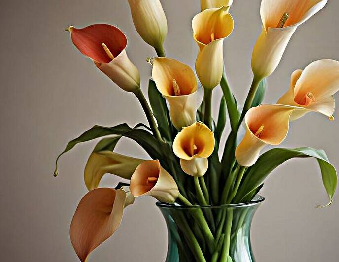 Elegant Floral Macro Wall Art Print 31 by Aura Gallery