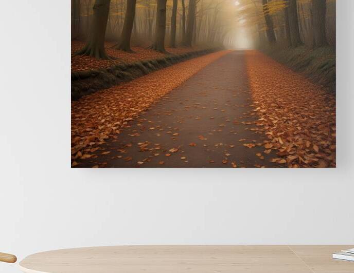  Tranquil Forest Path – Atmospheric Nature Wall Art 68 Reproduction