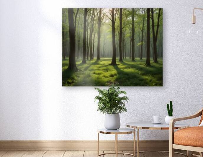 Silent Wilderness – Depth and Light Nature Art Print 7 by Aura Gallery