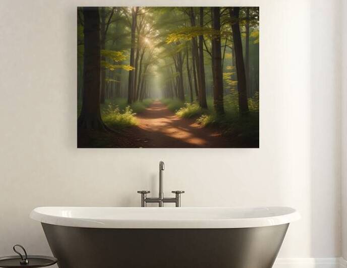 Silent Wilderness – Depth and Light Nature Art Print 11 by Aura Gallery