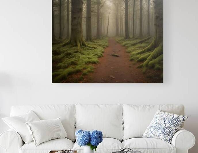 Silent Wilderness – Depth and Light Nature Art Print 14 by Aura Gallery