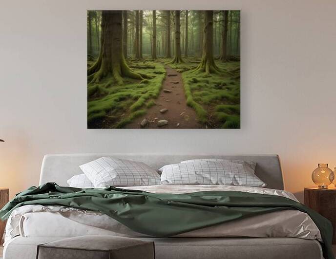 Silent Wilderness – Depth and Light Nature Art Print 18 by Aura Gallery