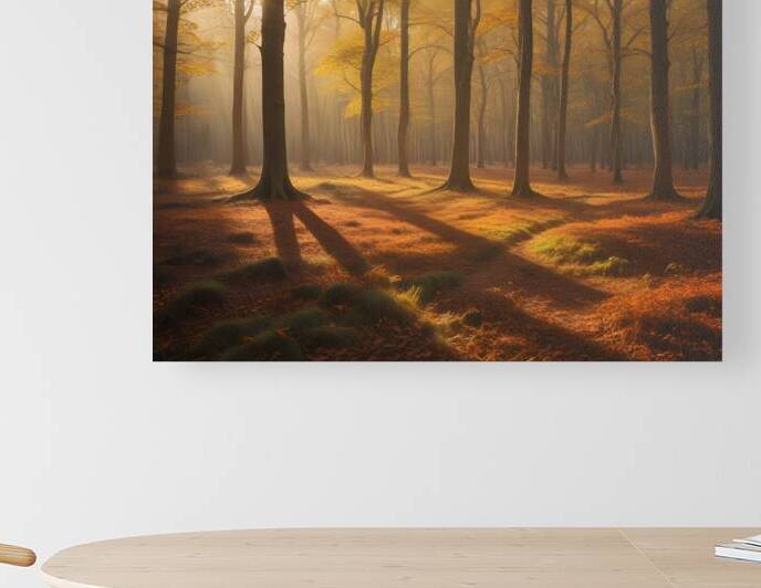 Silent Wilderness – Depth and Light Nature Art Print 26 by Aura Gallery
