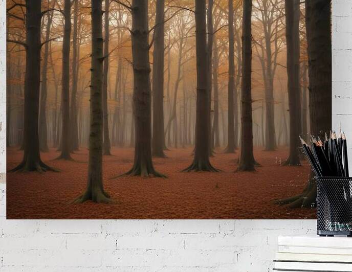 Silent Wilderness – Depth and Light Nature Art Print 34 by Aura Gallery