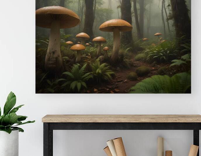 Silent Wilderness – Depth and Light Nature Art Print 36 by Aura Gallery