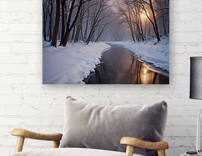 Silent Wilderness – Depth and Light Nature Art Print 37 by Aura Gallery