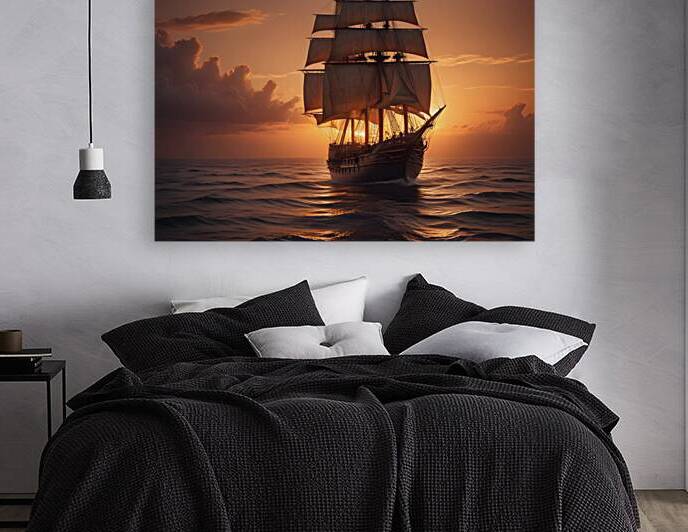 Golden Horizon – Sunsets & Sunrises Wall Art Collection 66 by Aura Gallery