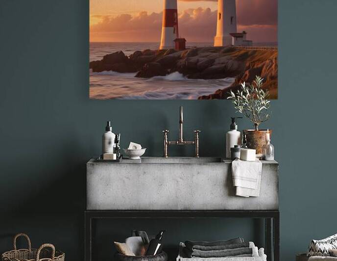 Golden Horizon – Sunsets & Sunrises Wall Art Collection 7 by Aura Gallery