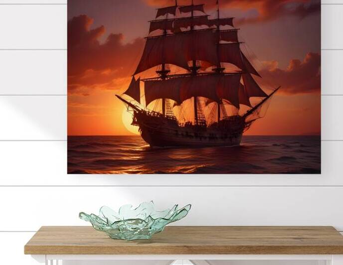Golden Horizon – Sunsets & Sunrises Wall Art Collection 49 by Aura Gallery