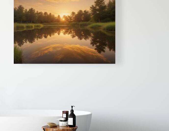 Golden Horizon – Sunsets & Sunrises Wall Art Collection 75 by Aura Gallery