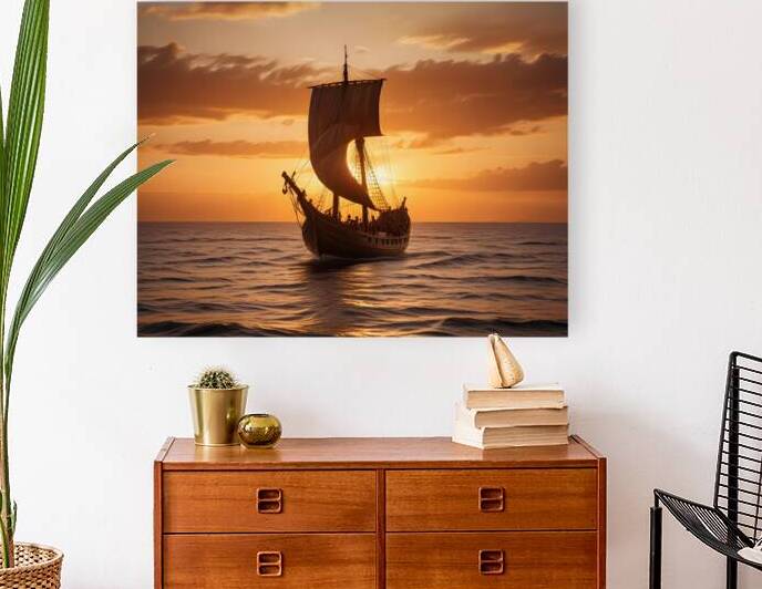 Golden Horizon – Sunsets & Sunrises Wall Art Collection 15 by Aura Gallery