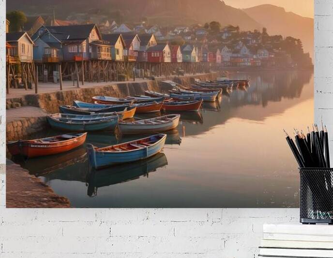 Golden Horizon – Sunsets & Sunrises Wall Art Collection 64 by Aura Gallery