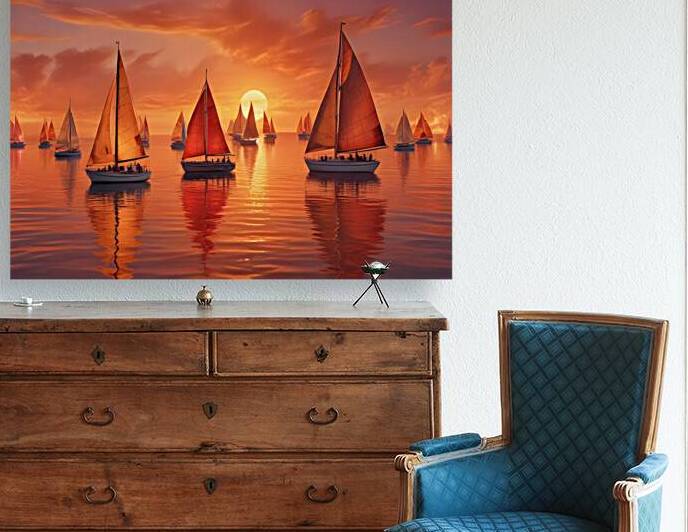 Golden Horizon – Sunsets & Sunrises Wall Art Collection 8 by Aura Gallery