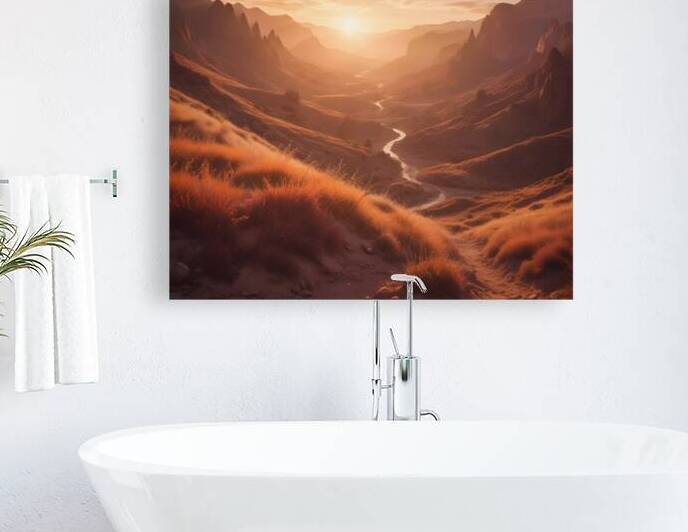 Golden Horizon – Sunsets & Sunrises Wall Art Collection 48 by Aura Gallery