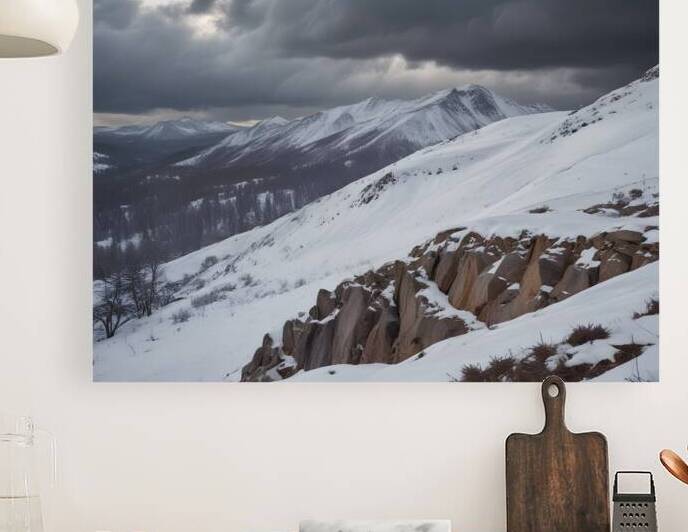 Mountain Landscape Wall Art Print 30 Reproduction