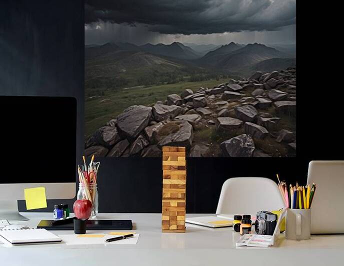 Mountain Landscape Wall Art Print 57 Reproduction