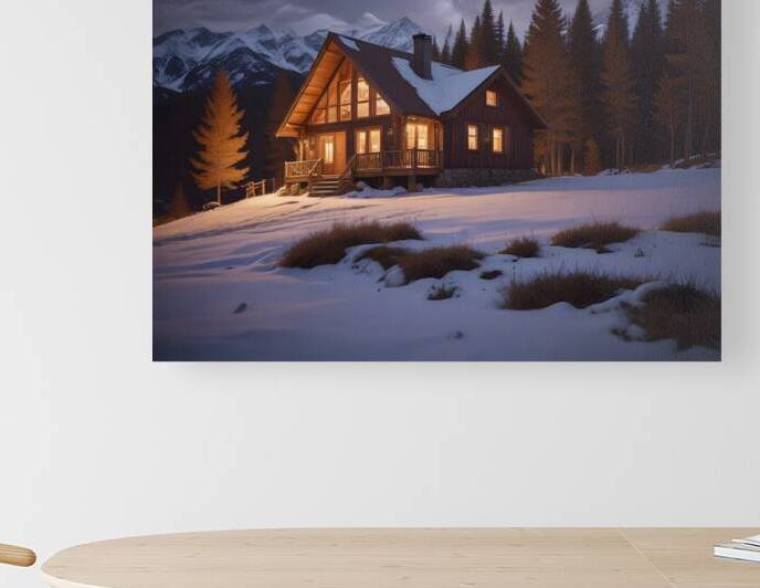 Mountain Landscape Wall Art Print 19 Reproduction