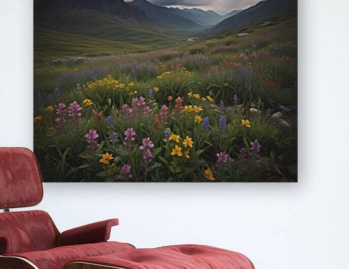Mountain Landscape Wall Art Print 36 Reproduction