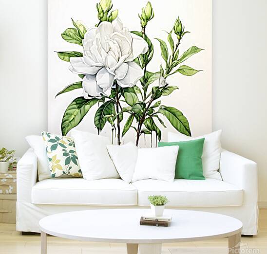  Artistic Botanical Flower Collection – Rose Sunflower and Yellow Bloom Illustrations 37 by Aura Gallery