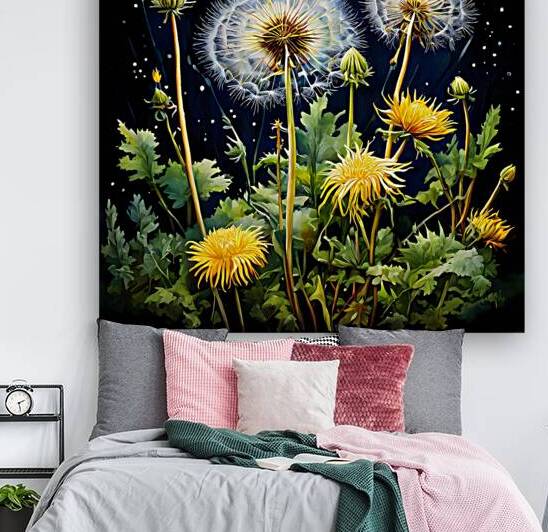  Artistic Botanical Flower Collection – Rose Sunflower and Yellow Bloom Illustrations 51 by Aura Gallery