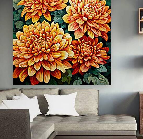 Artistic Botanical Flower Collection – Rose Sunflower and Yellow Bloom Illustrations 42 by Aura Gallery