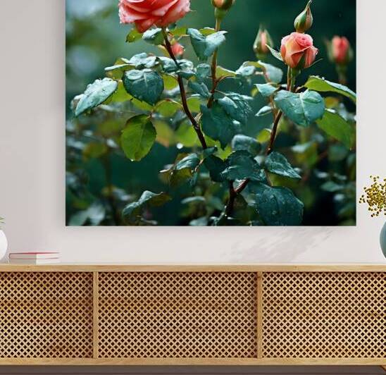  Artistic Botanical Flower Collection – Rose Sunflower and Yellow Bloom Illustrations 36 by Aura Gallery