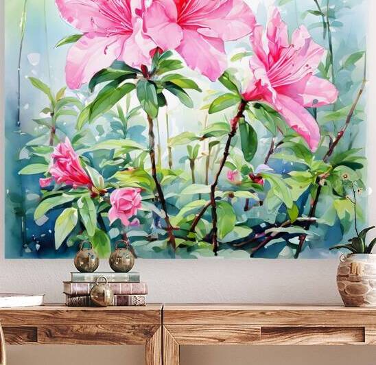  Artistic Botanical Flower Collection – Rose Sunflower and Yellow Bloom Illustrations 39 by Aura Gallery