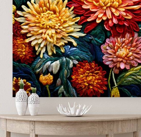  Artistic Botanical Flower Collection – Rose Sunflower and Yellow Bloom Illustrations 20 by Aura Gallery