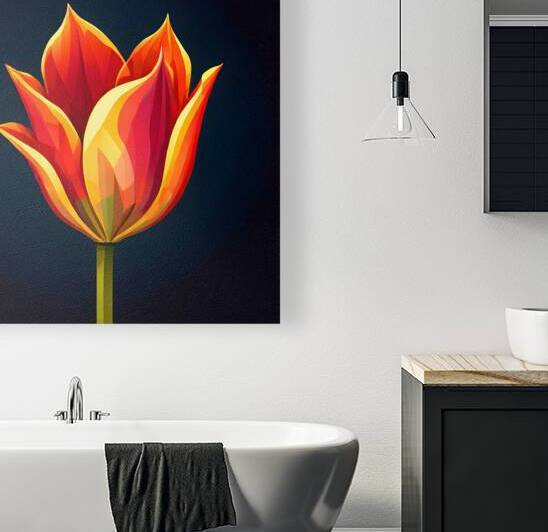  Artistic Botanical Flower Collection – Rose Sunflower and Yellow Bloom Illustrations 16 by Aura Gallery