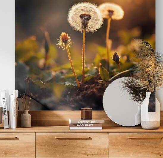  Artistic Botanical Flower Collection – Rose Sunflower and Yellow Bloom Illustrations 54 by Aura Gallery
