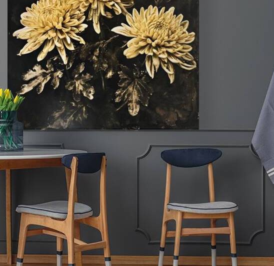  Artistic Botanical Flower Collection – Rose Sunflower and Yellow Bloom Illustrations 17 by Aura Gallery