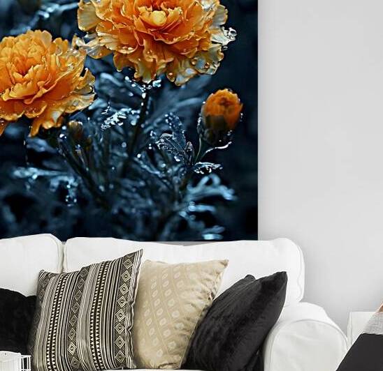  Artistic Botanical Flower Collection – Rose Sunflower and Yellow Bloom Illustrations 27 by Aura Gallery