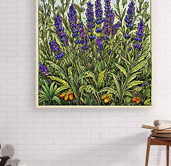  Artistic Botanical Flower Collection – Rose Sunflower and Yellow Bloom Illustrations 56 by Aura Gallery