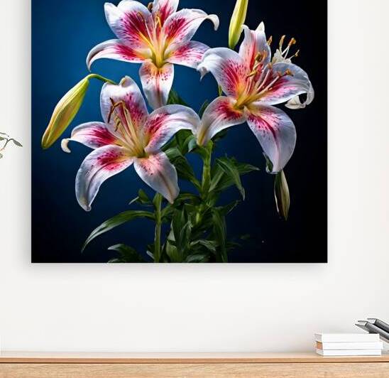  Artistic Botanical Flower Collection – Rose Sunflower and Yellow Bloom Illustrations 2 by Aura Gallery