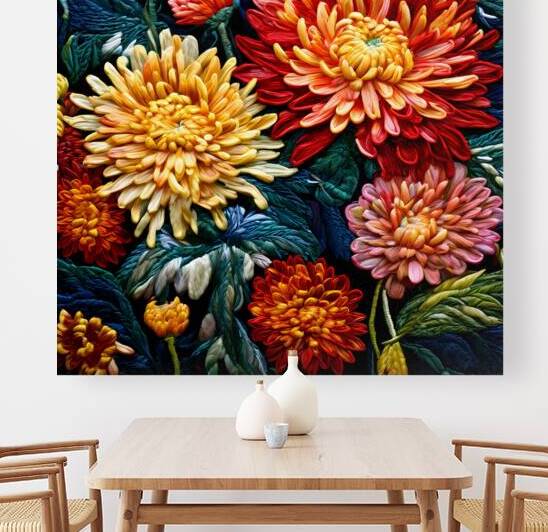  Artistic Botanical Flower Collection – Rose Sunflower and Yellow Bloom Illustrations 56 by Aura Gallery