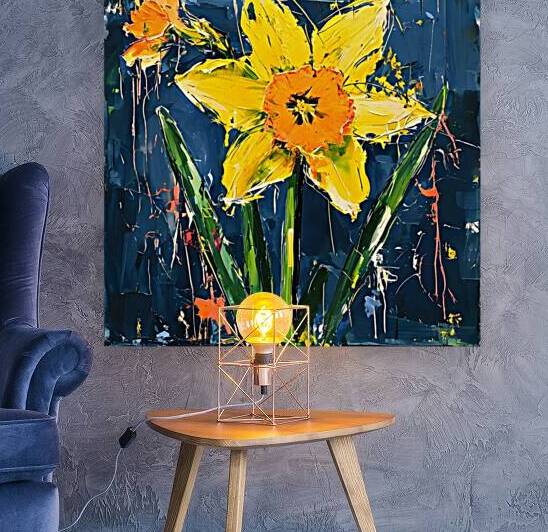  Artistic Botanical Flower Collection – Rose Sunflower and Yellow Bloom Illustrations 1 by Aura Gallery