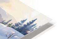 Frozen Winter Lakes 2 HD Metal print