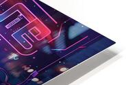 Neon gaming 11 HD Metal print