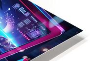 Neon gaming 8 HD Metal print
