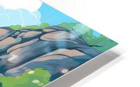 Waterfall Landscape 30 HD Metal print