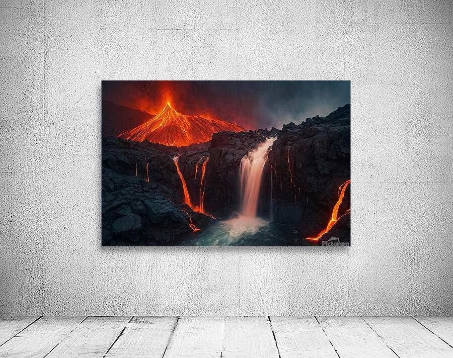 Lava Flow Landscape 28 Wall Preview