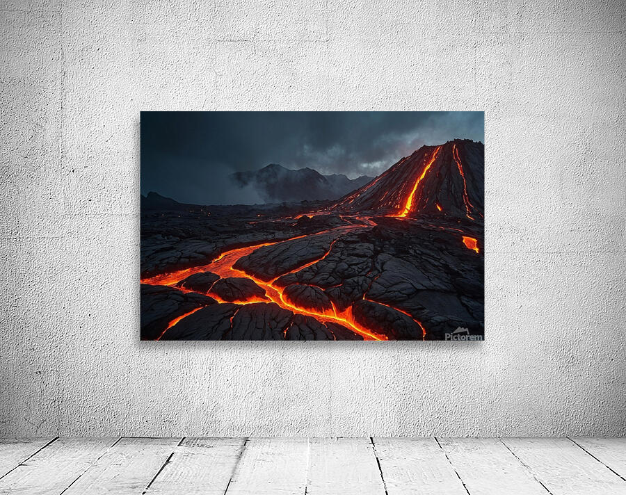 Lava Flow Landscape 21 Wall Preview